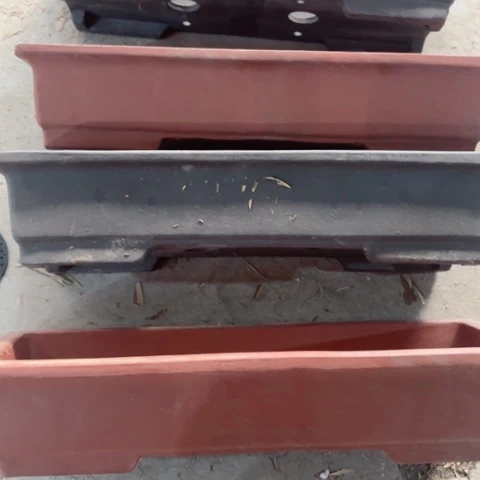 紫砂花盆100-4。微瑕100-4