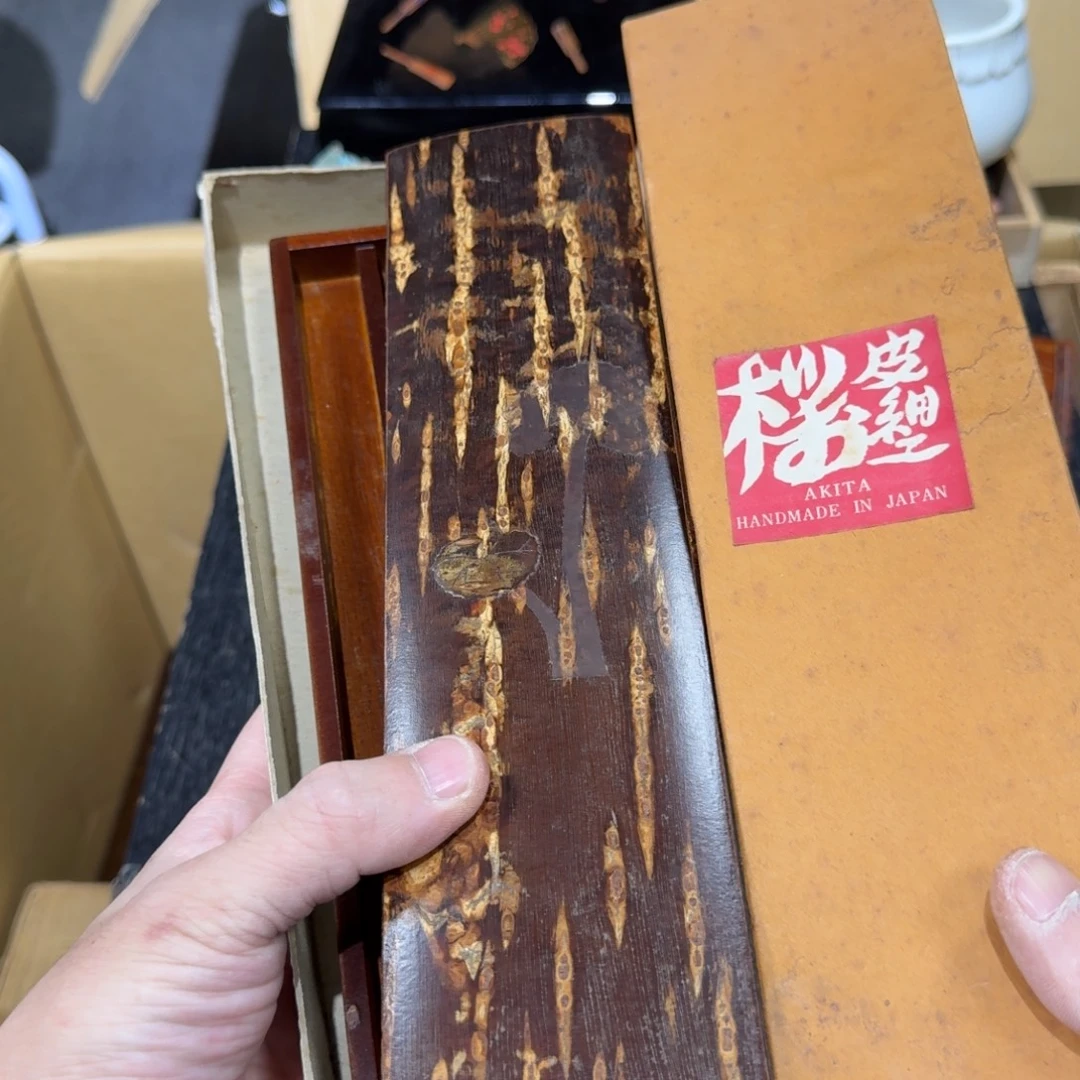 木日本中古工艺品摆件