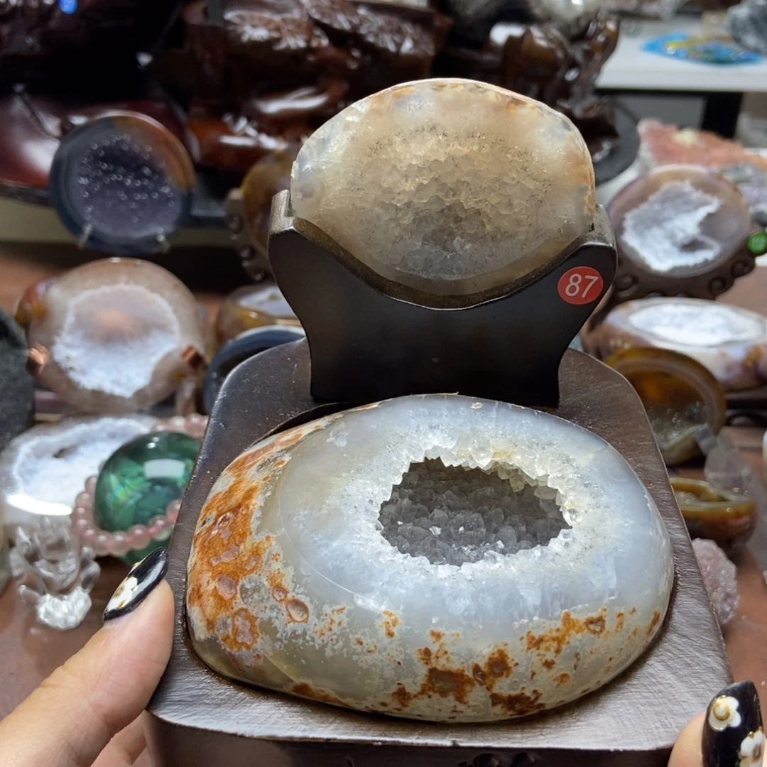 紫晶未镶嵌摆件水晶