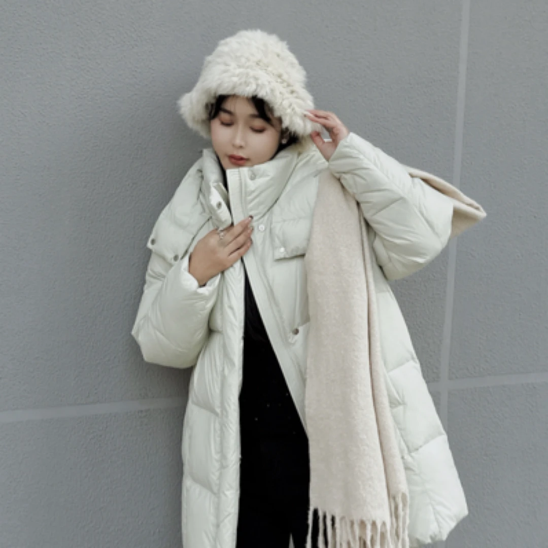 高斯雪岚连帽保暖韩版羽绒服24461128
