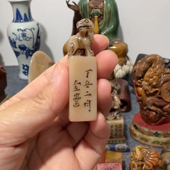 春***）石材手工艺品摆件包邮