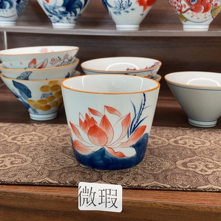 釉下老陶泥手工绘制