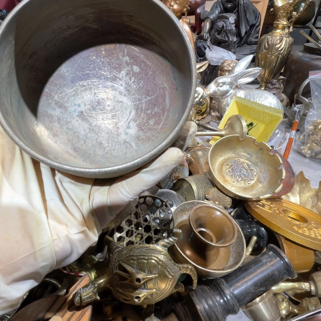 贾*大阪回流铜器摆件60