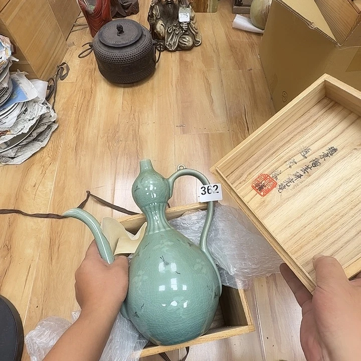 瓷片工艺品摆件瓷器摆件正能量
