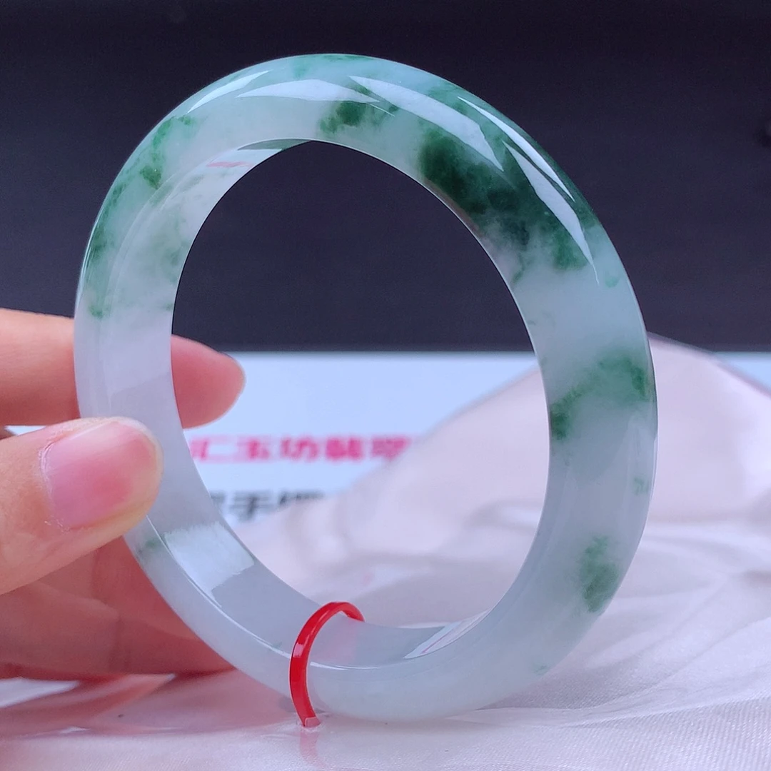 翡翠未镶嵌手镯手镯002055