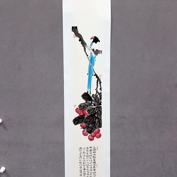 国画亲笔手绘放心去藏