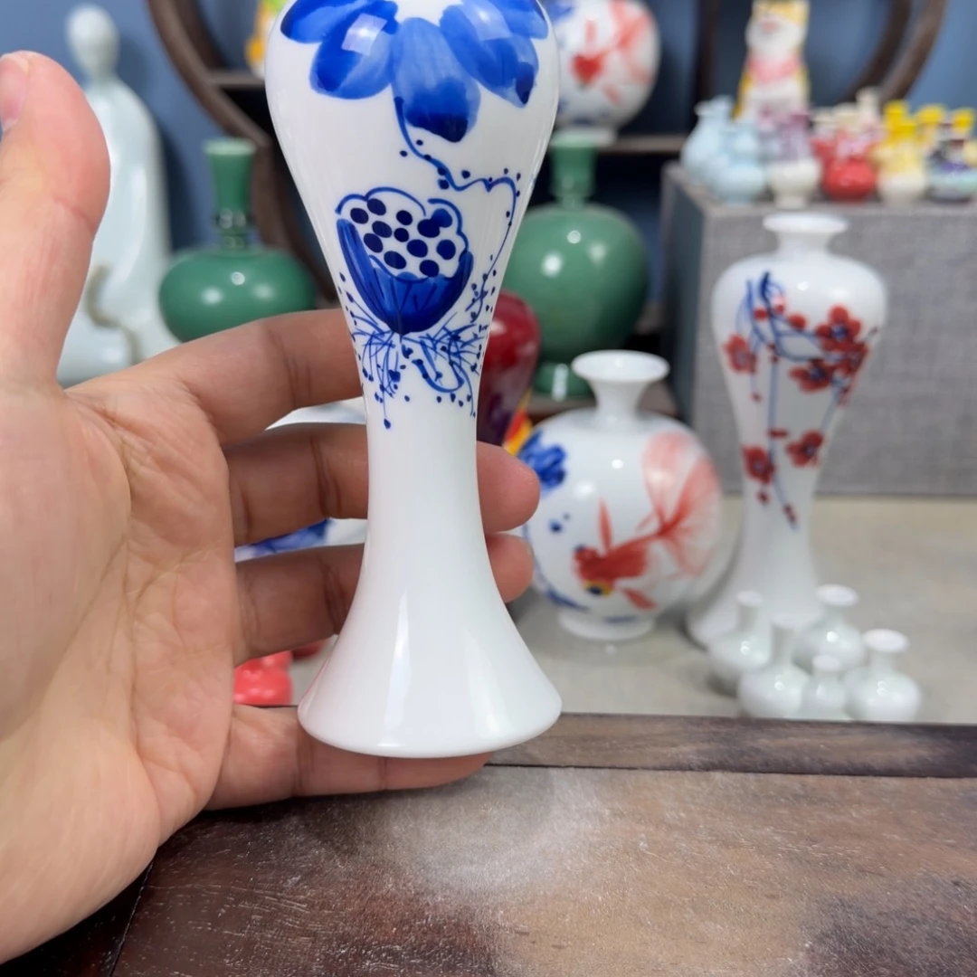 陶瓷手工小花器摆件