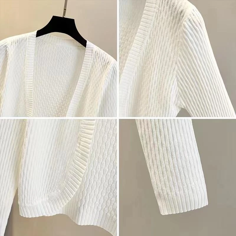 百搭显瘦均码短款宽松小开衫