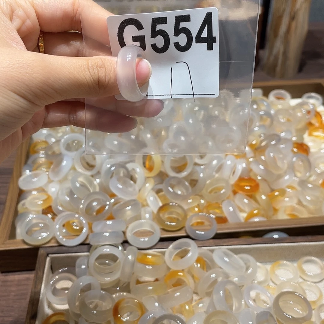 玛瑙/玉髓未镶嵌戒指554