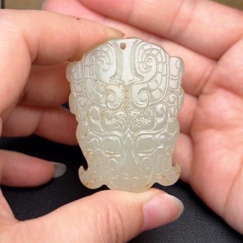 和田玉挂件未镶嵌u****6