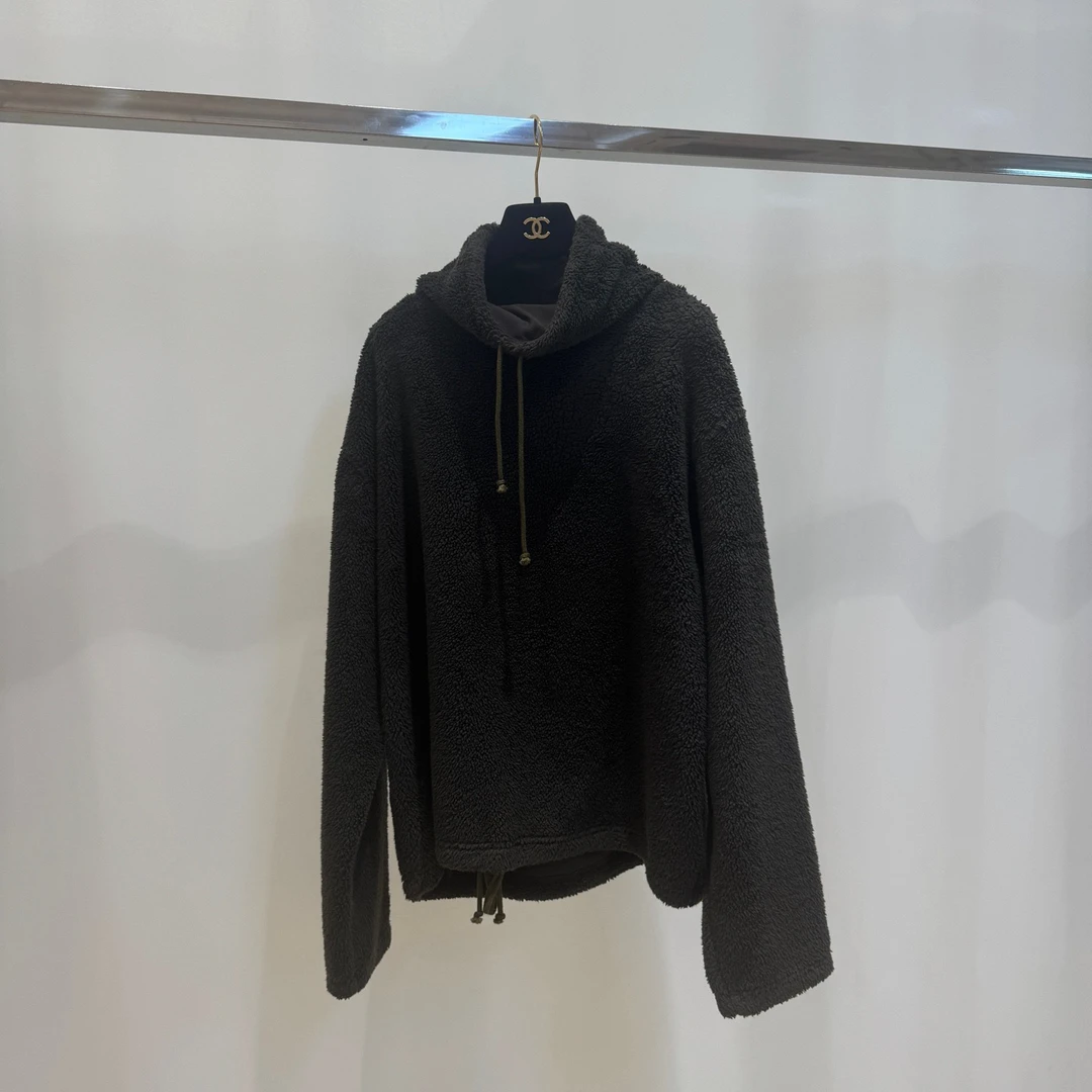 95新 BOTTEGA VENETA/葆蝶家 黑绿色泰迪卫衣 XL码 03372