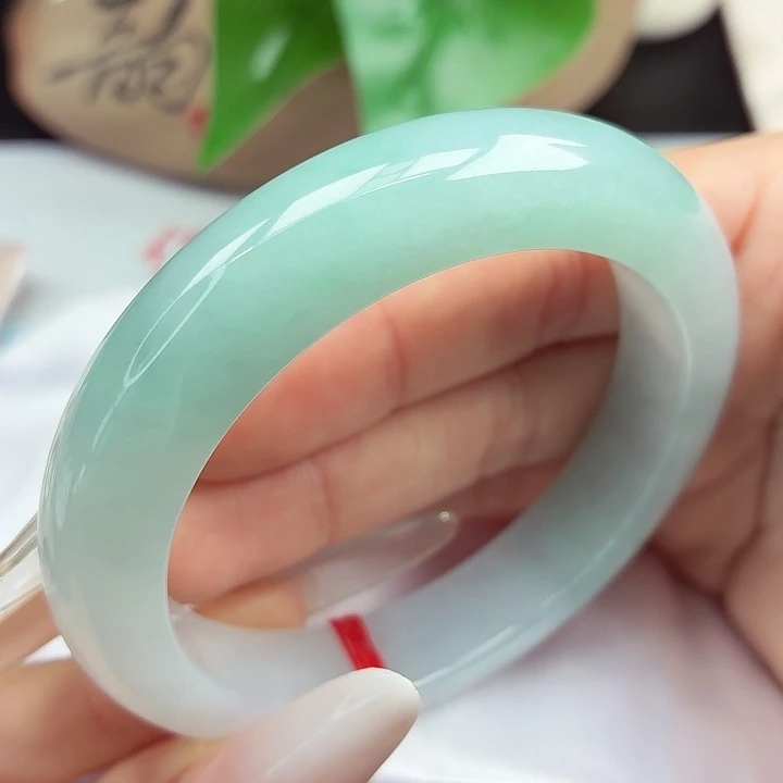 未镶嵌手镯翡翠54-55圈口