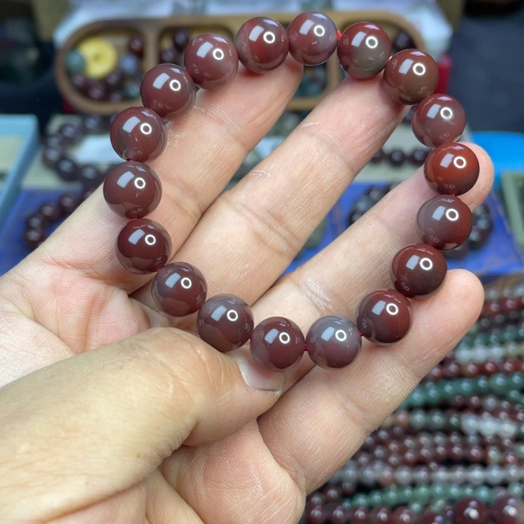 玛瑙/玉髓合金手链放漏