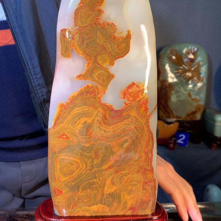 石材天然原石摆件