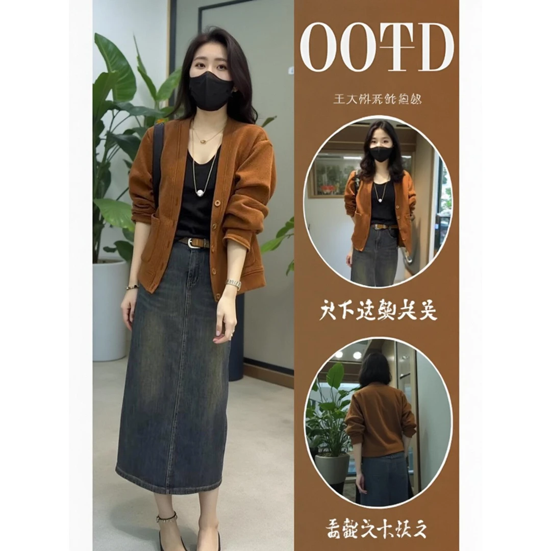 春季2025新款今年流行小香风职业裙子两件套装女装早春搭配一整套