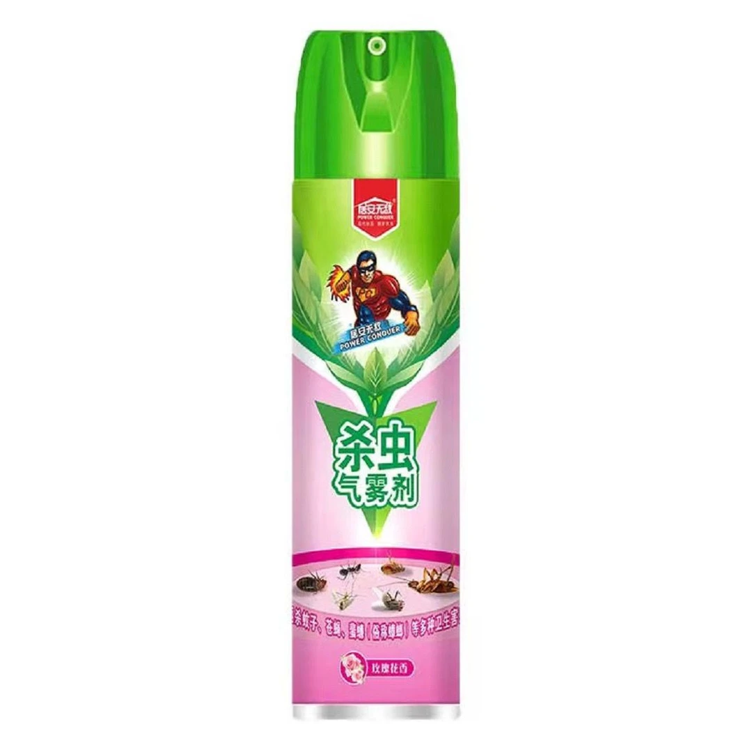 居安无敌杀虫气雾剂600毫升有效驱虫玫瑰茉莉花香随机发货