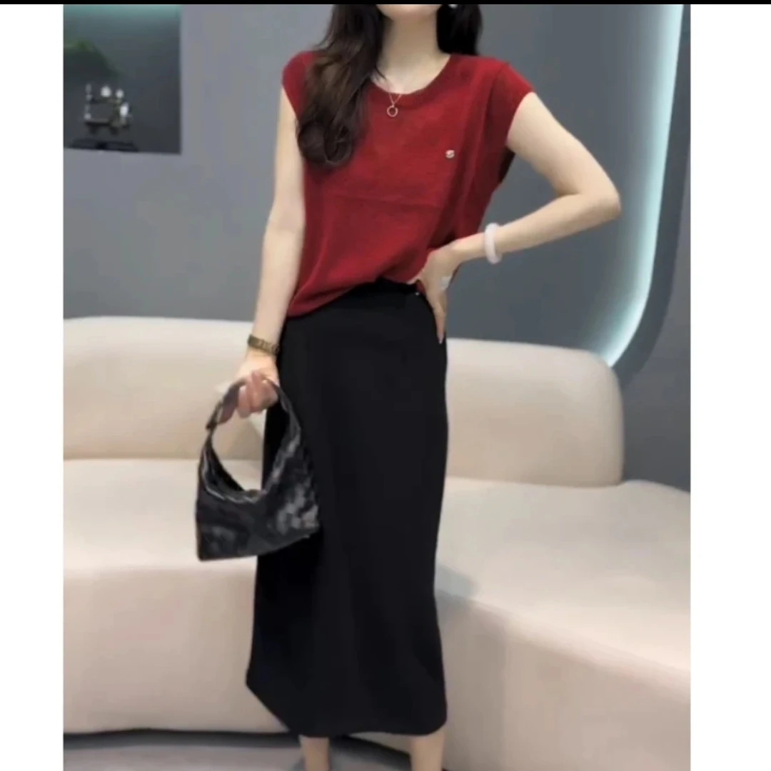 夏季新款百搭休闲潮流精品女装宽松上衣短袖打底洋气显瘦打底衫