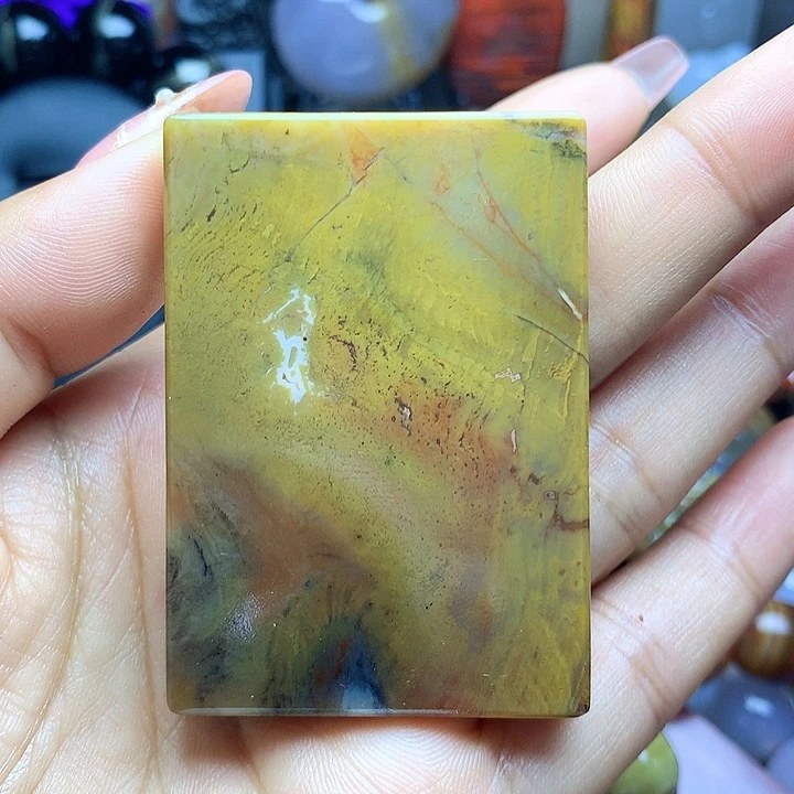 硅化玉未镶嵌吊坠(不含链)无事牌