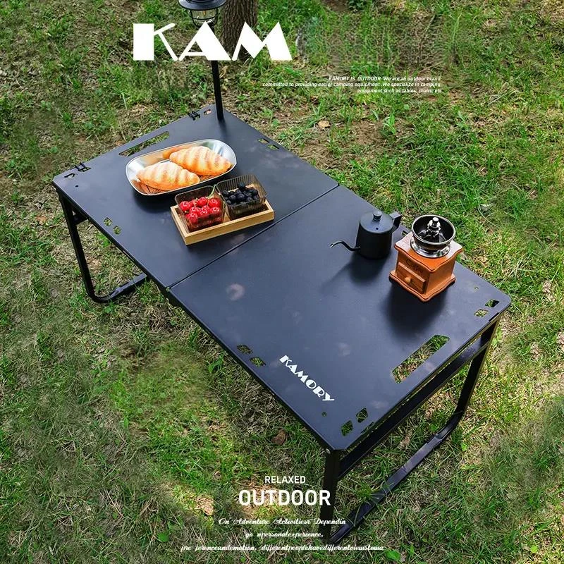 大号93款户外露营多功能半自动拓展便携折叠战术桌