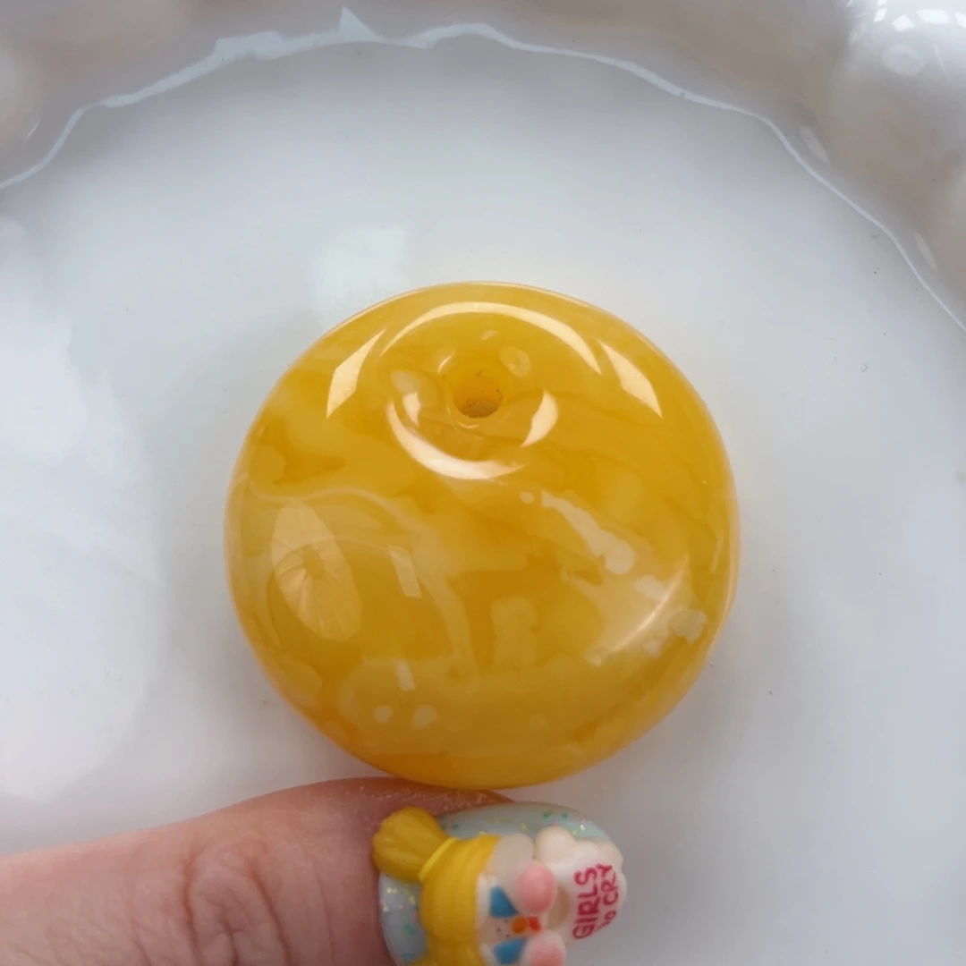 琥珀未镶嵌耳饰公主扣