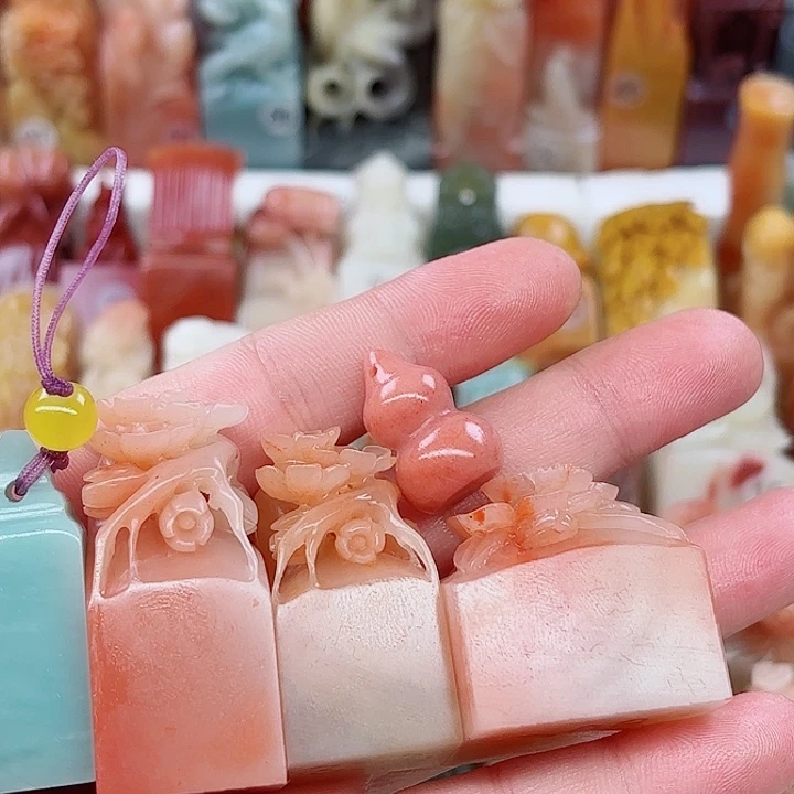 花***人昌化石印石手工定制
