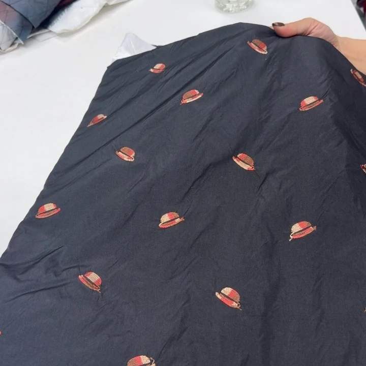 无纺布黑色帽子三合一3米