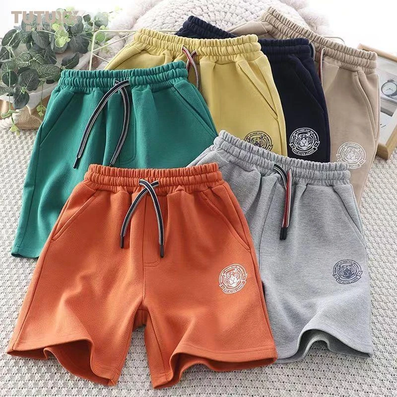 童装男童短裤2025新款洋气儿童夏季中裤外穿中大童运动休闲五分裤