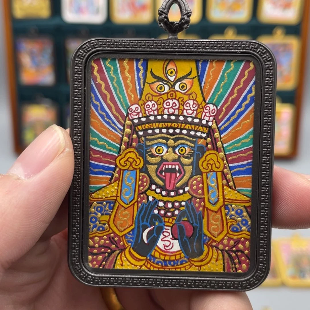 吊坠纯手绘扎基拉姆本尊