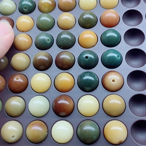 吊坠白玉菩提13精品多宝圆60颗