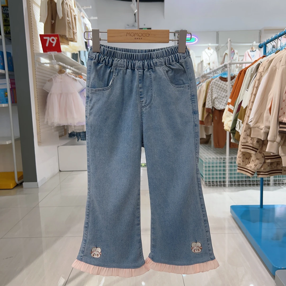 MOMOCO夏季小兔牛仔九分裤77620368003