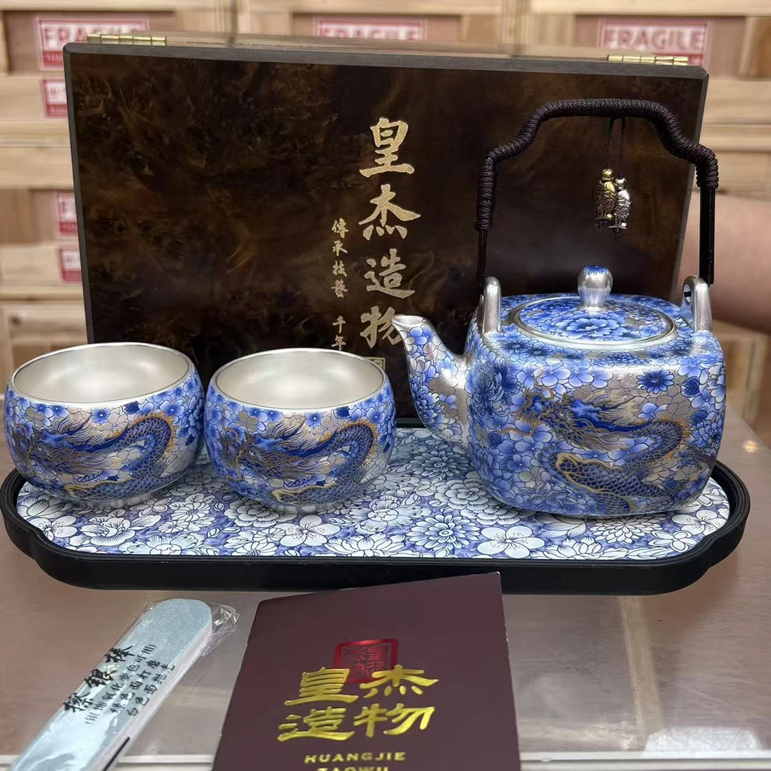 【闪购商品】龙凤提梁高端泡茶套装