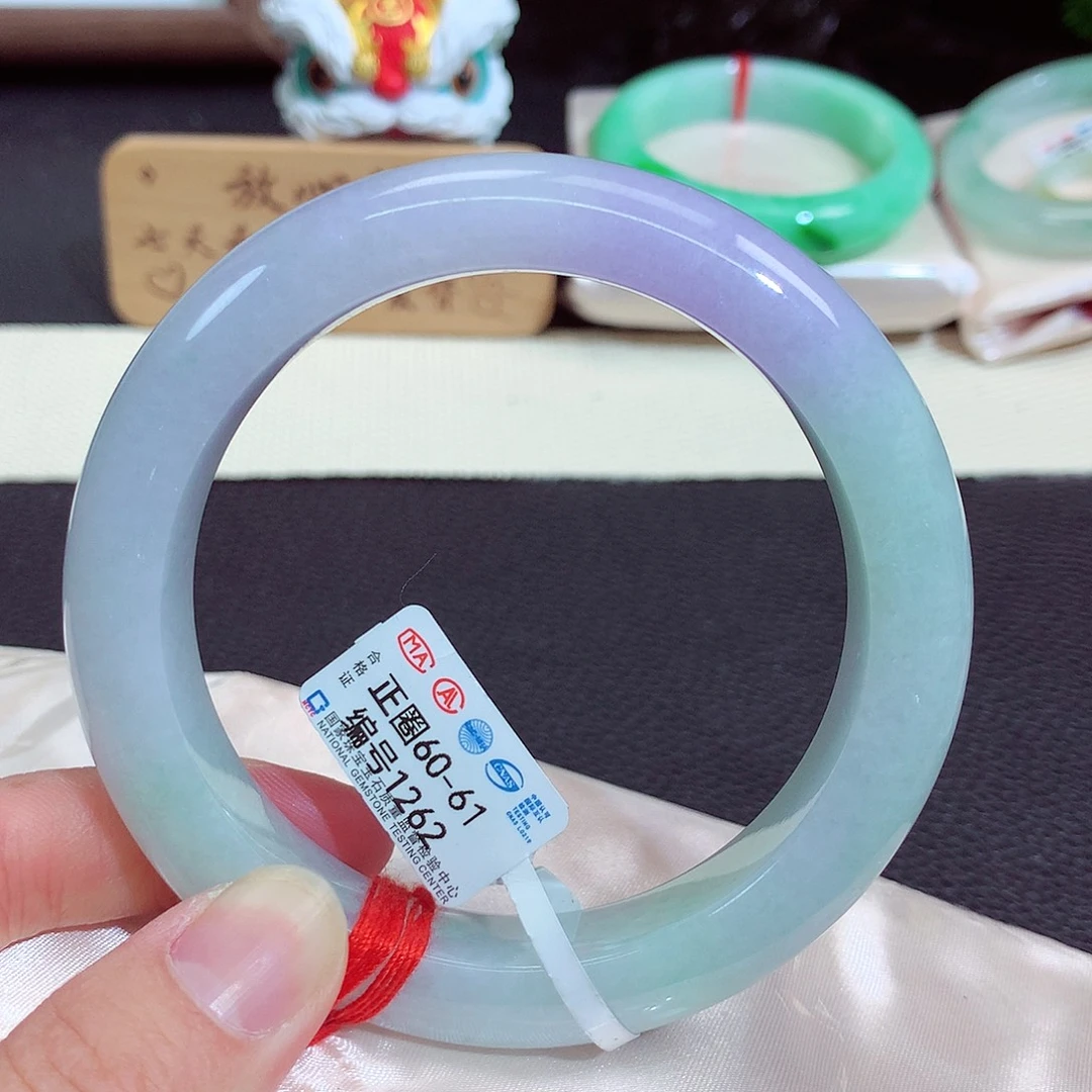 翡翠未镶嵌手镯1262