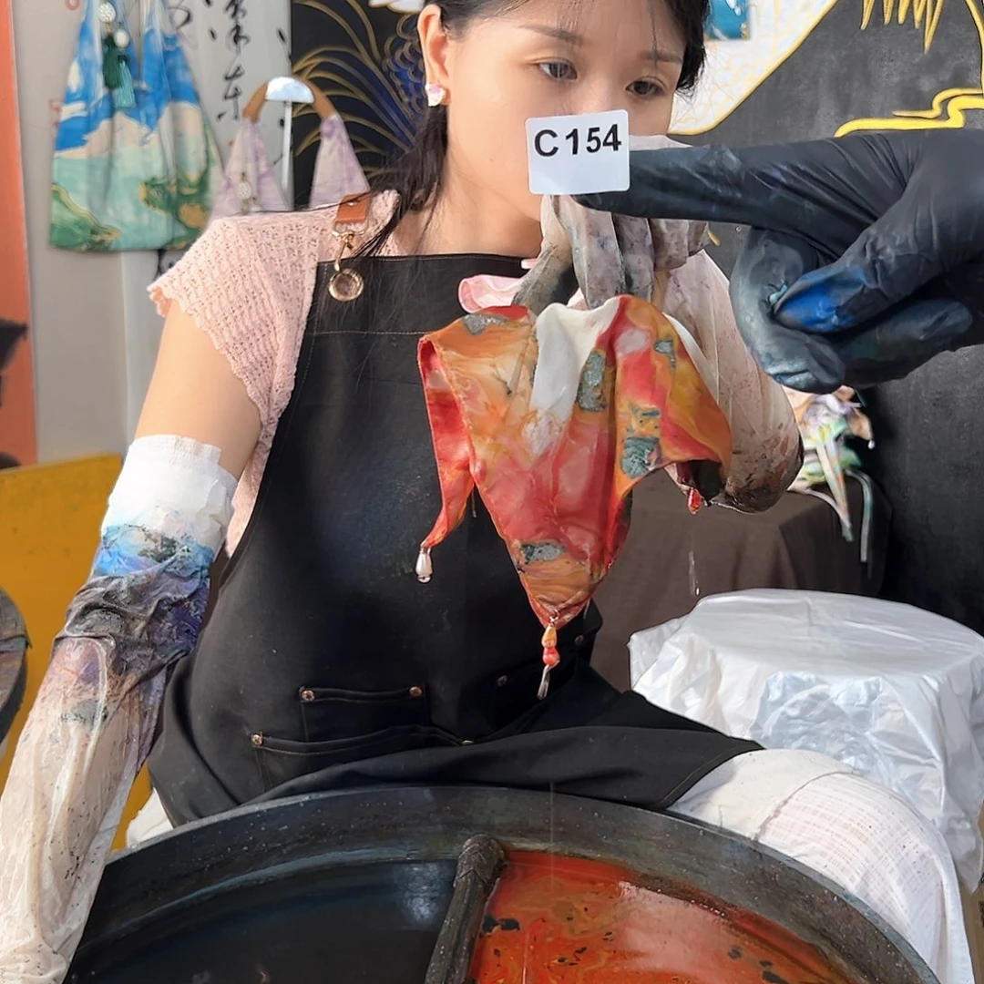 154凤凰珍珠发圈