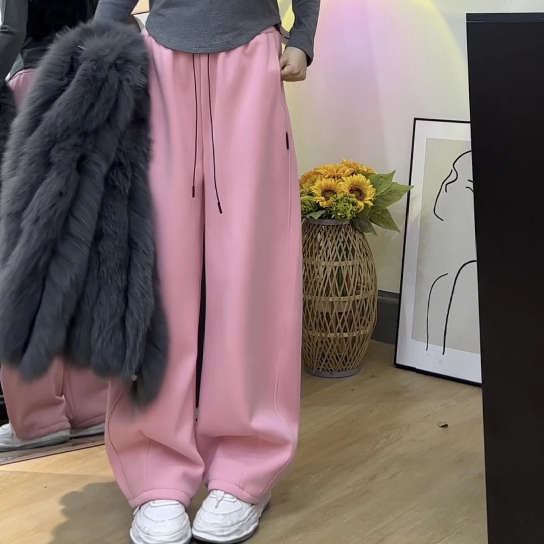 （冬日加绒）加绒加厚高腰百搭香蕉裤