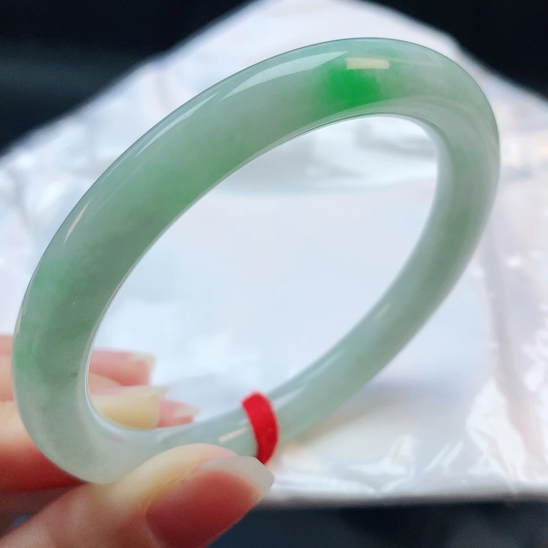 未镶嵌手镯翡翠55圆条881255