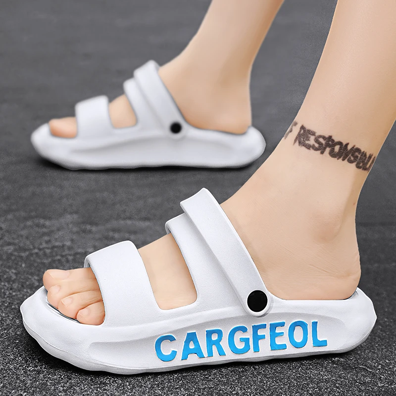 2025夏季新款户外运动休闲半拖防滑耐磨滑板拖鞋一字凉拖轻便透气