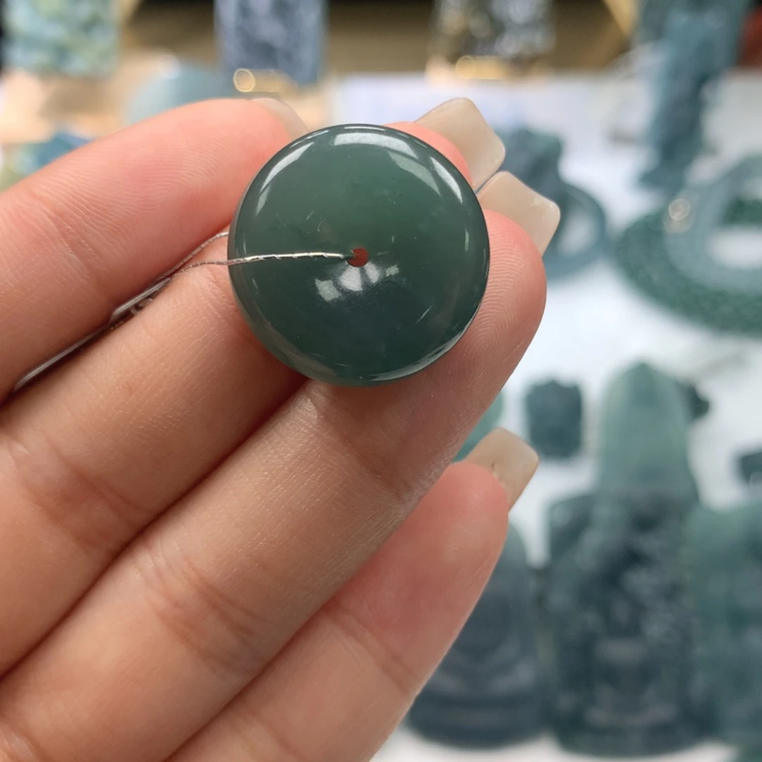 翡翠未镶嵌颈饰天然翡翠