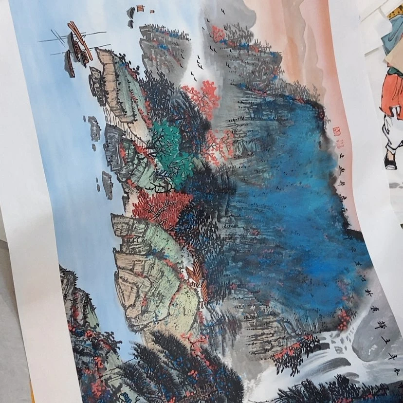【闪购商品】醉****戏国画艺术作品欣赏