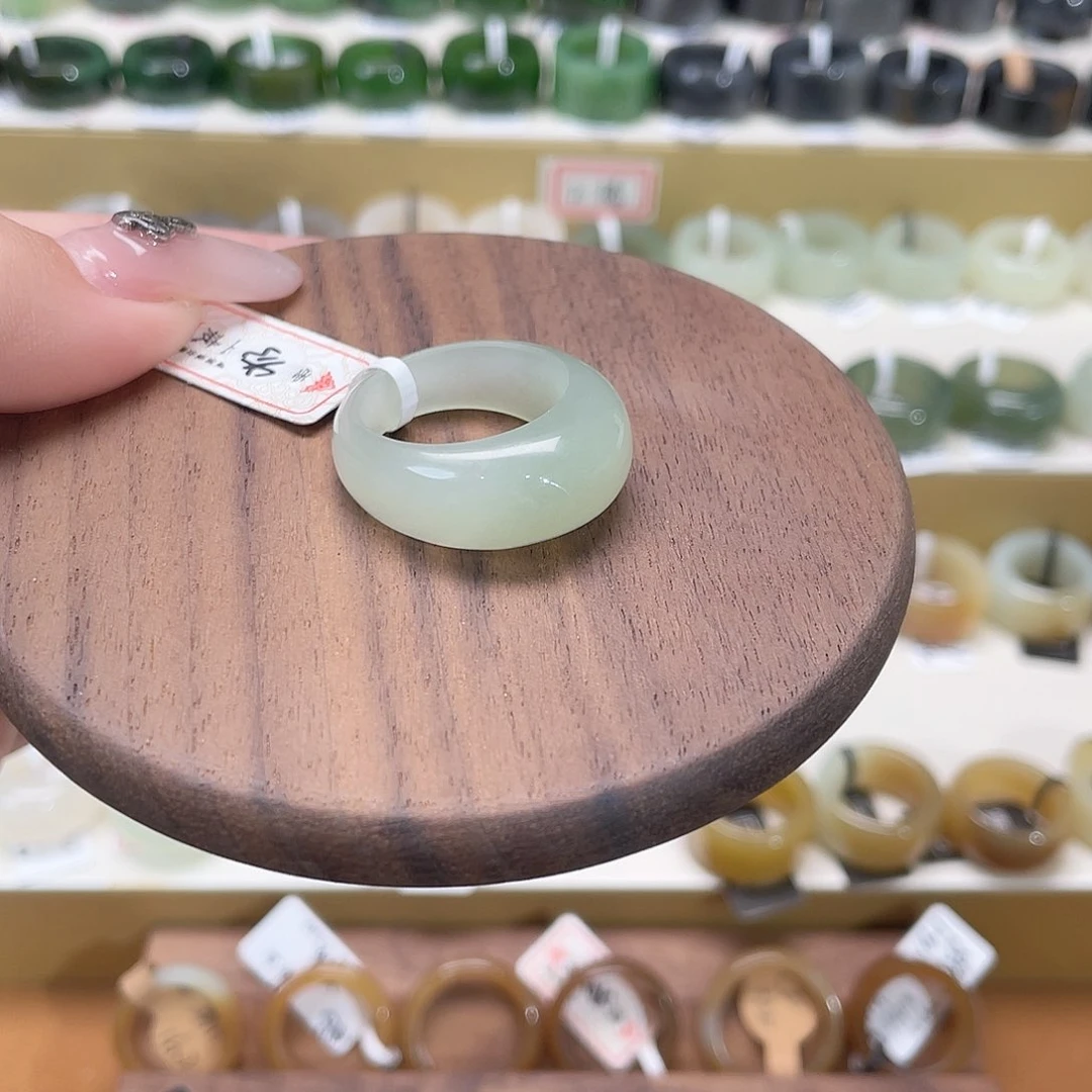 和田玉戒指未镶嵌8-18.2