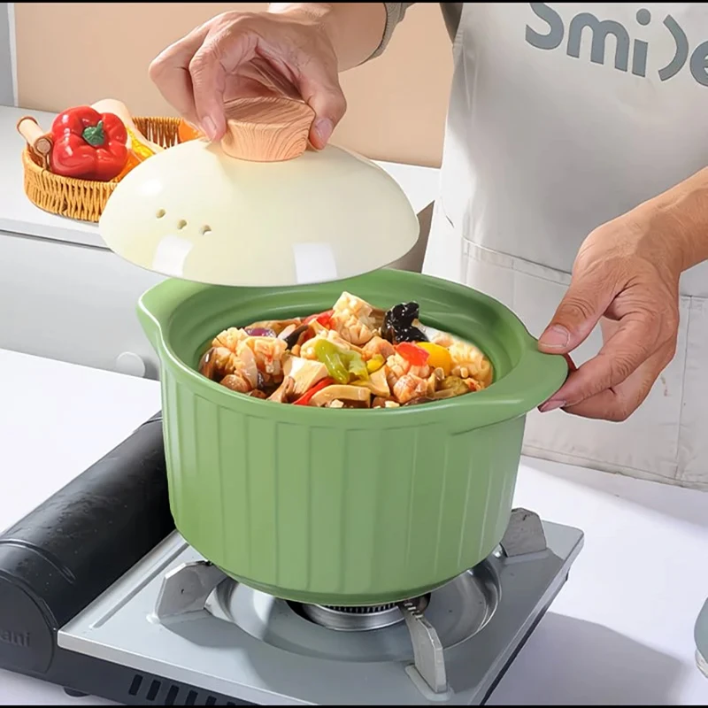 景德镇高温陶瓷汤锅砂锅明火直烧 4L装