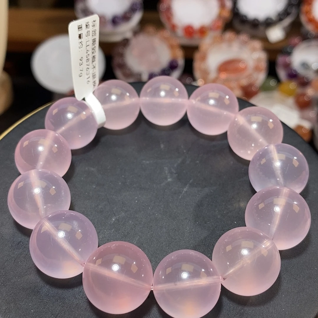未镶嵌手链水晶F粉水晶17.2