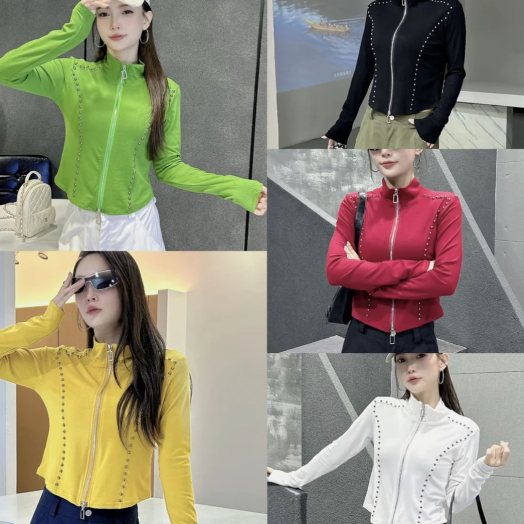 DD新品短款双拉链开衫小外套6855