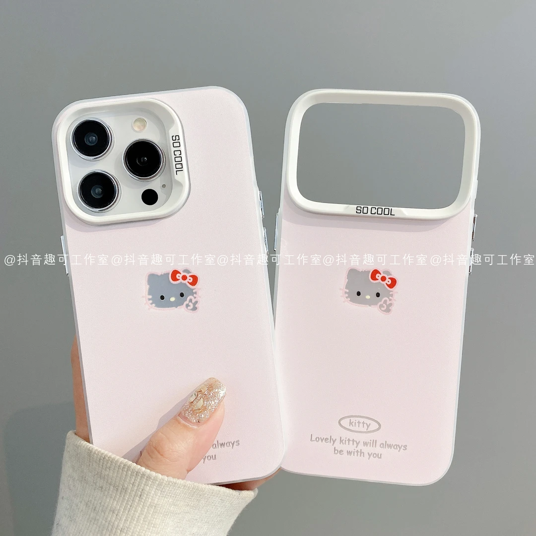 磨砂彩银适用iphone17promax苹果16手机壳15/14/13/12/11华为潮KT