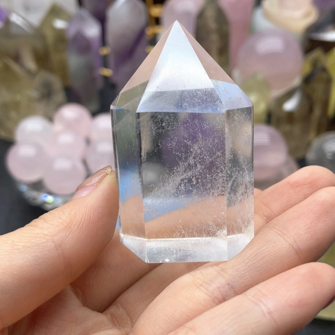39未镶嵌水晶白水晶柱