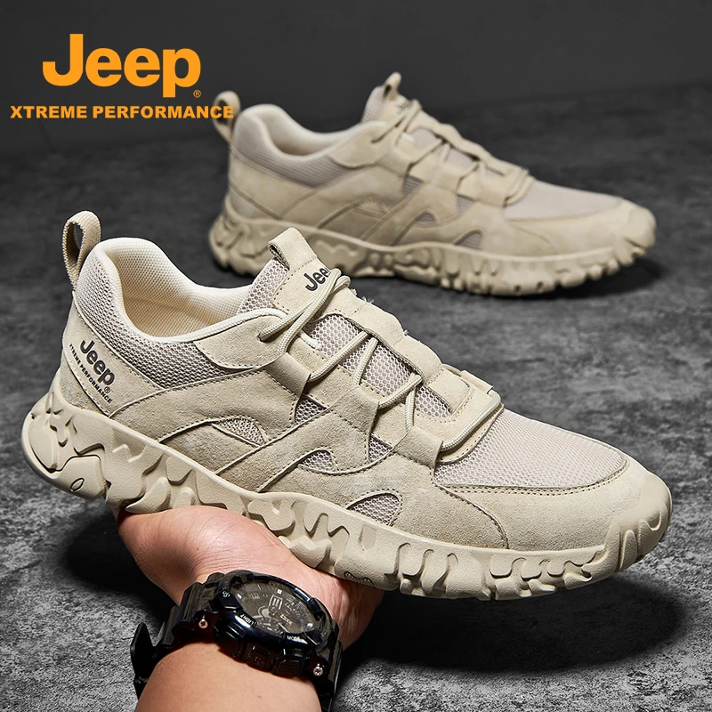 JEEP吉普开车专用鞋秋冬透气鞋子男款爆款2025新款运动鞋百搭户外