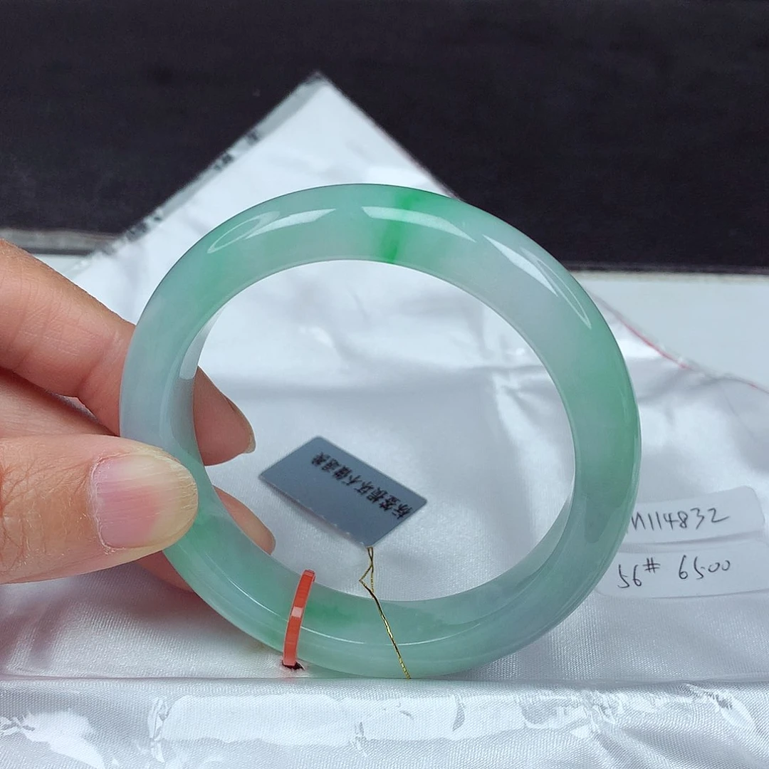 未镶嵌手镯翡翠56圈4832