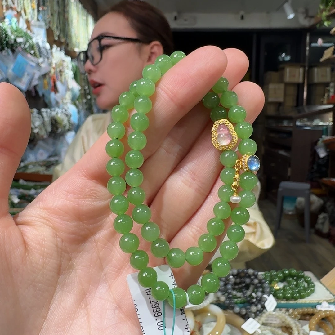 和田玉未镶嵌手链