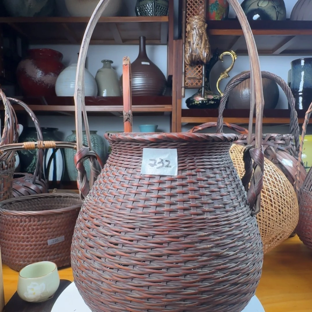 竹制花器插花用具232