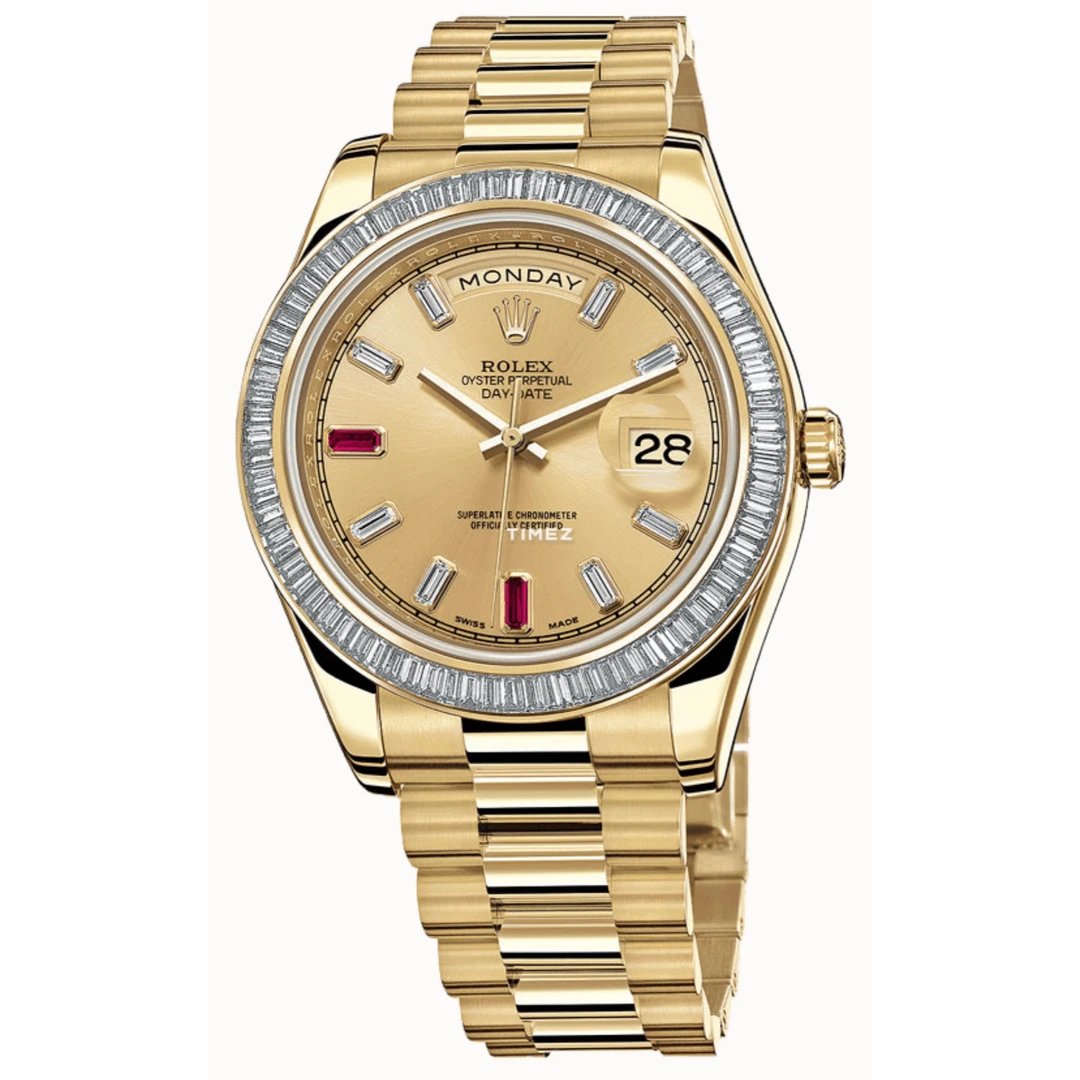 99新 Rolex/劳力士 深圳名典/星期日历型218398BR 2011年全套
