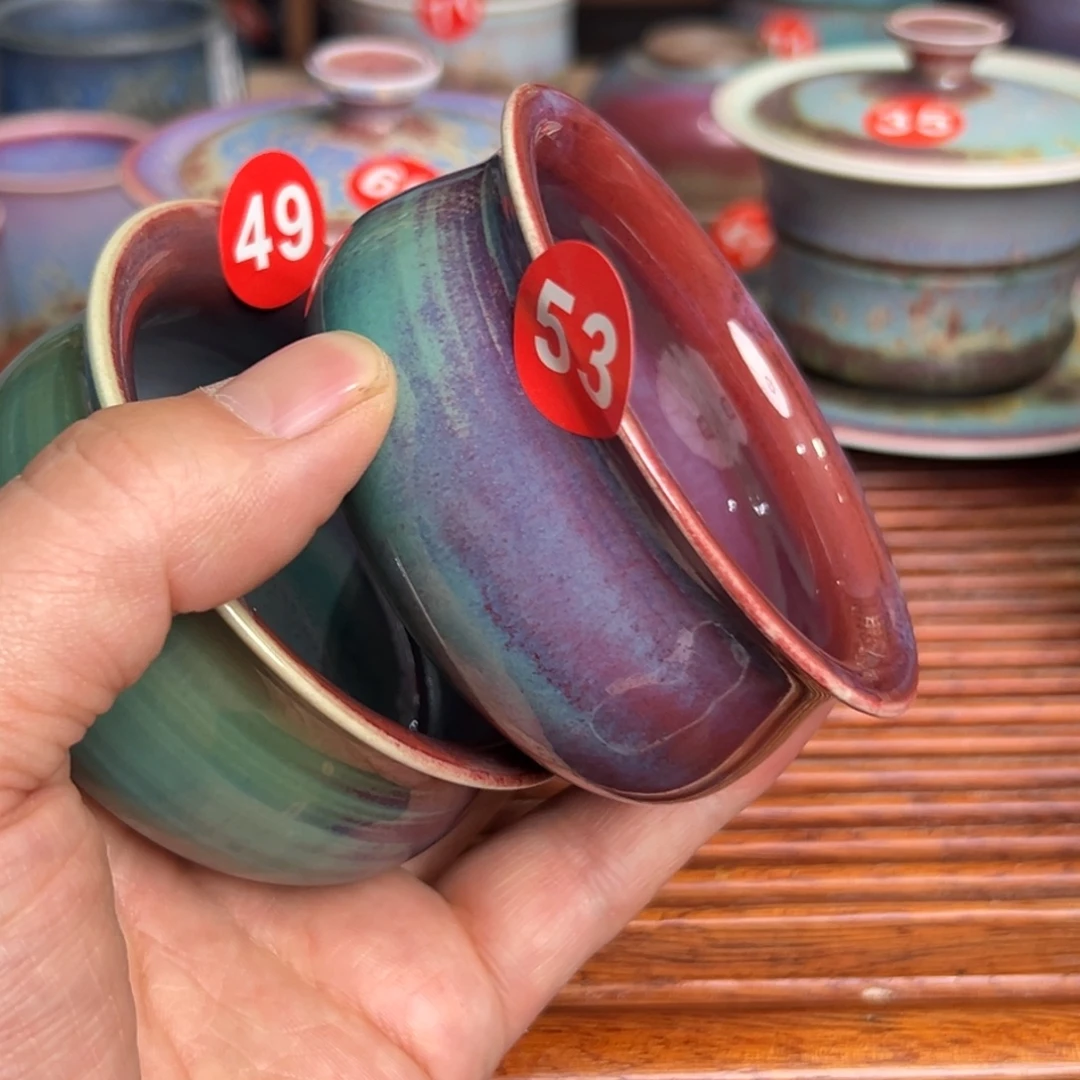 手***7手工制作钧窑茶器